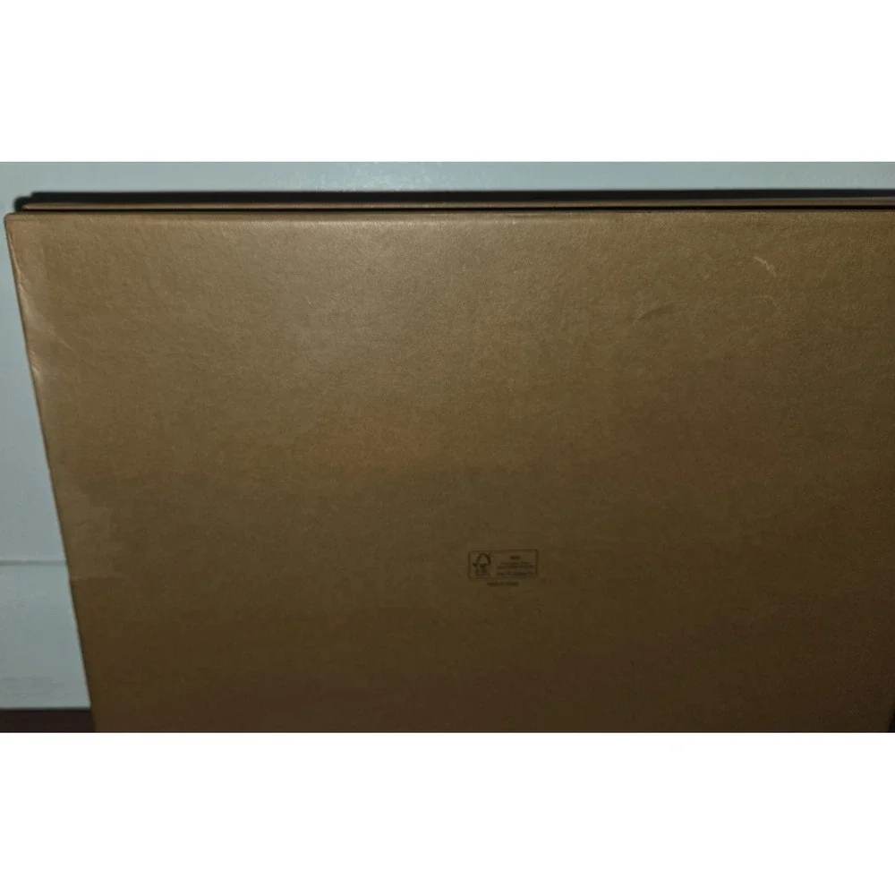 Burberry Brown Cardboard Rectangle Gift Box w/ Tissue Paper, Solid Designer